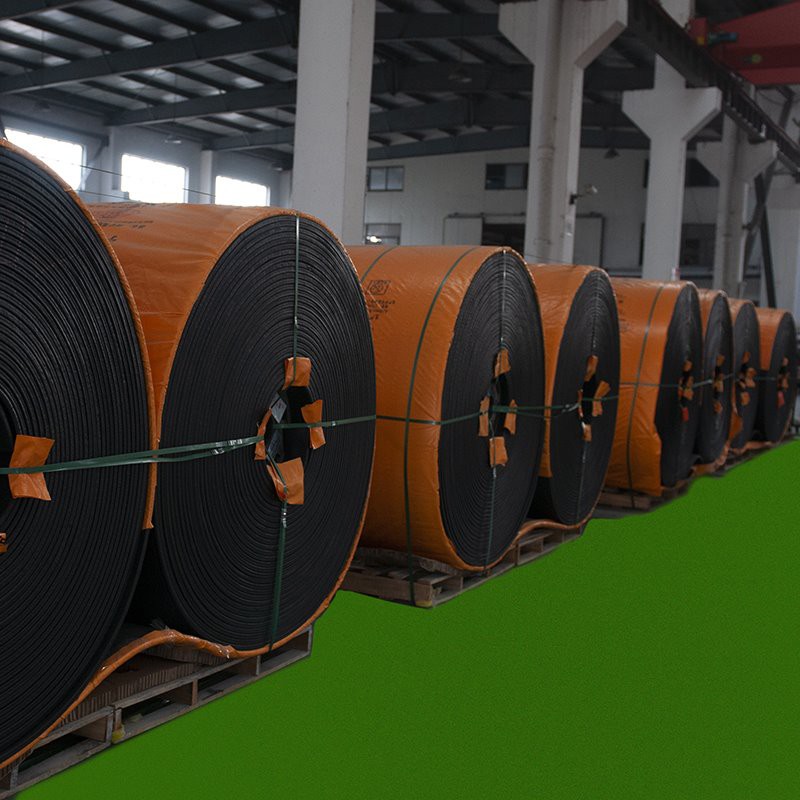 Black Rubber Conveyor Belt
